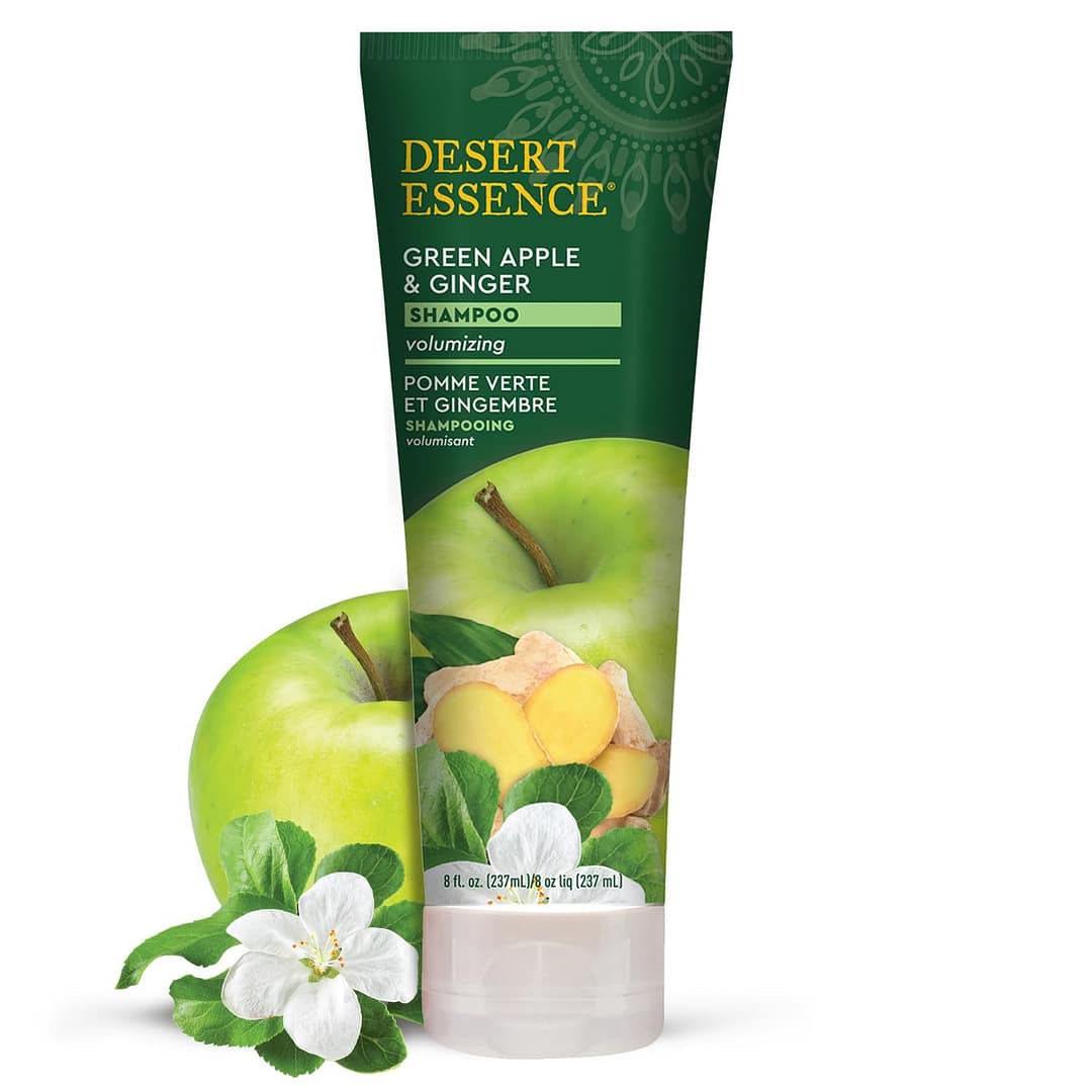 Desert Essence Apple & Ginger Shampoo, 8 Fl. Oz