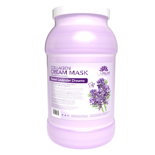 La Palm Collagen Cream Mask Sweet Lavender Dreams 1 Gallon