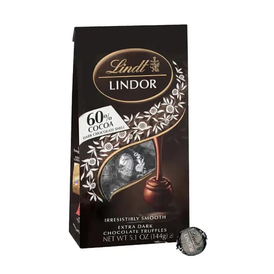 Lindt Lindor Extra Dark Chocolate Truffle 5.1 oz.