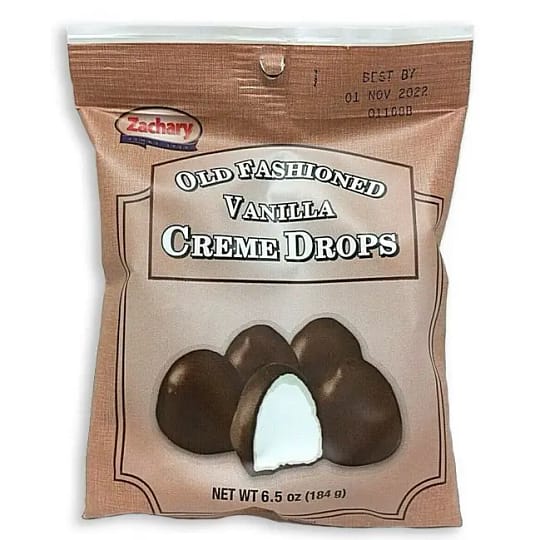 Zachary Old Fashioned Crème Drops Vanilla 6.5 oz.