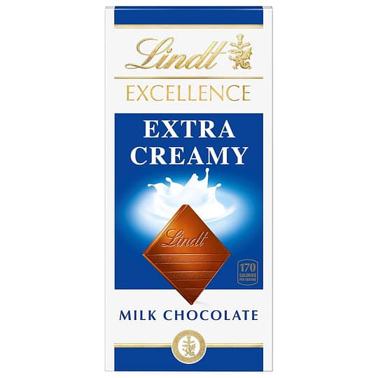Lindt Excellence Extra Creamy Milk Chocolate Bar 3.5 Oz