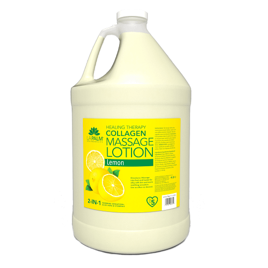 La Palm Massage Lotion Lemon 1 Gallon