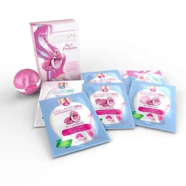 La Palm Collagen Spa 6 Step Manicure/Pedicure Kit No. 5 Perfume - Image 2